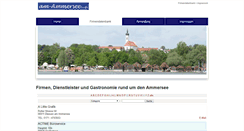 Desktop Screenshot of ammersee-net.de