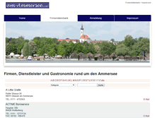 Tablet Screenshot of ammersee-net.de